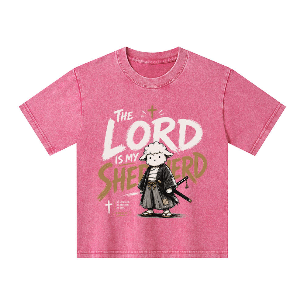 The Lord Is My Shepherd Christian Washed T-Shirt