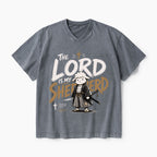 The Lord Is My Shepherd Christian Washed V-Neck T-Shirt