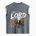 The Lord Is My Shepherd Christian Women's Washed Tank Top