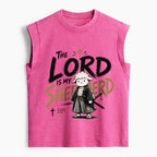The Lord Is My Shepherd Christian Women's Washed Tank Top