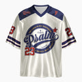 The Lord Is My Shepherd Oversized Shiny V-Neck Christian Jersey & Shorts