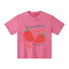 The Lord Refreshes My Soul Christian Kid Washed T-Shirt