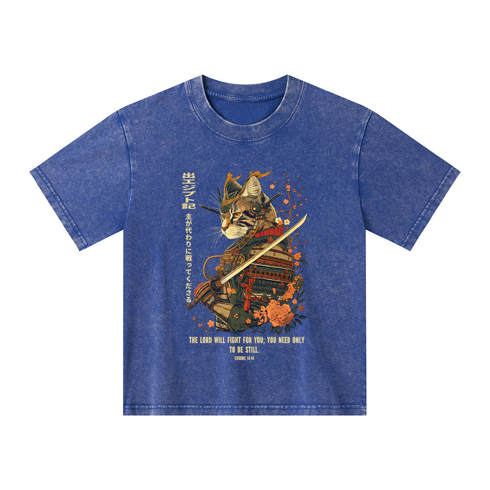 The Lord Shall Fight For You Christian Washed T-Shirt
