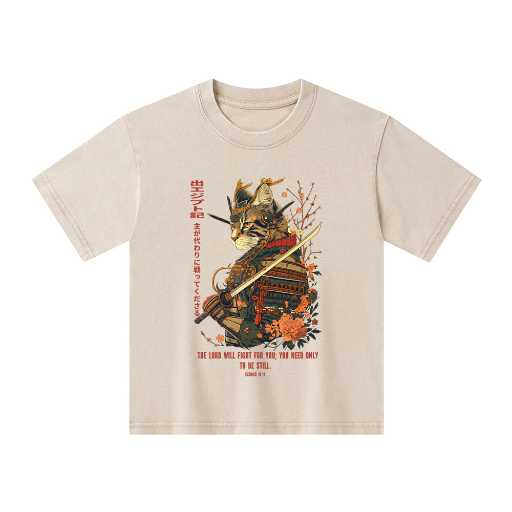 The Lord Shall Fight For You Christian Washed T-Shirt