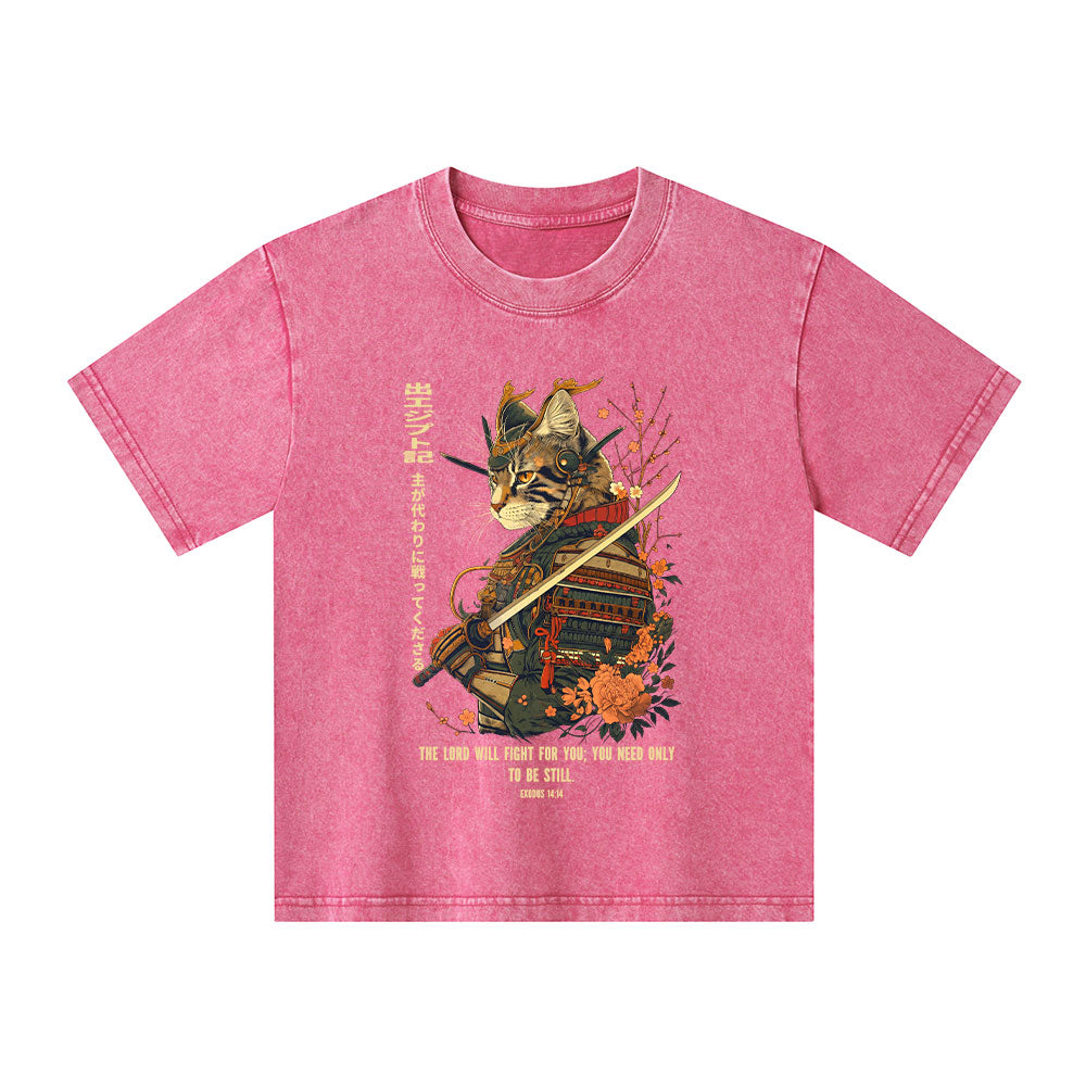 The Lord Shall Fight For You Christian Washed T-Shirt