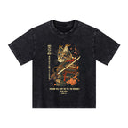The Lord Shall Fight For You Christian Washed T-Shirt