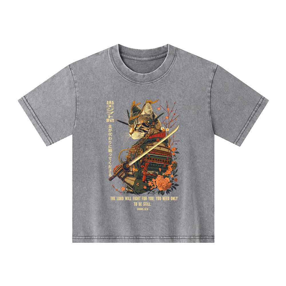 The Lord Shall Fight For You Christian Washed T-Shirt