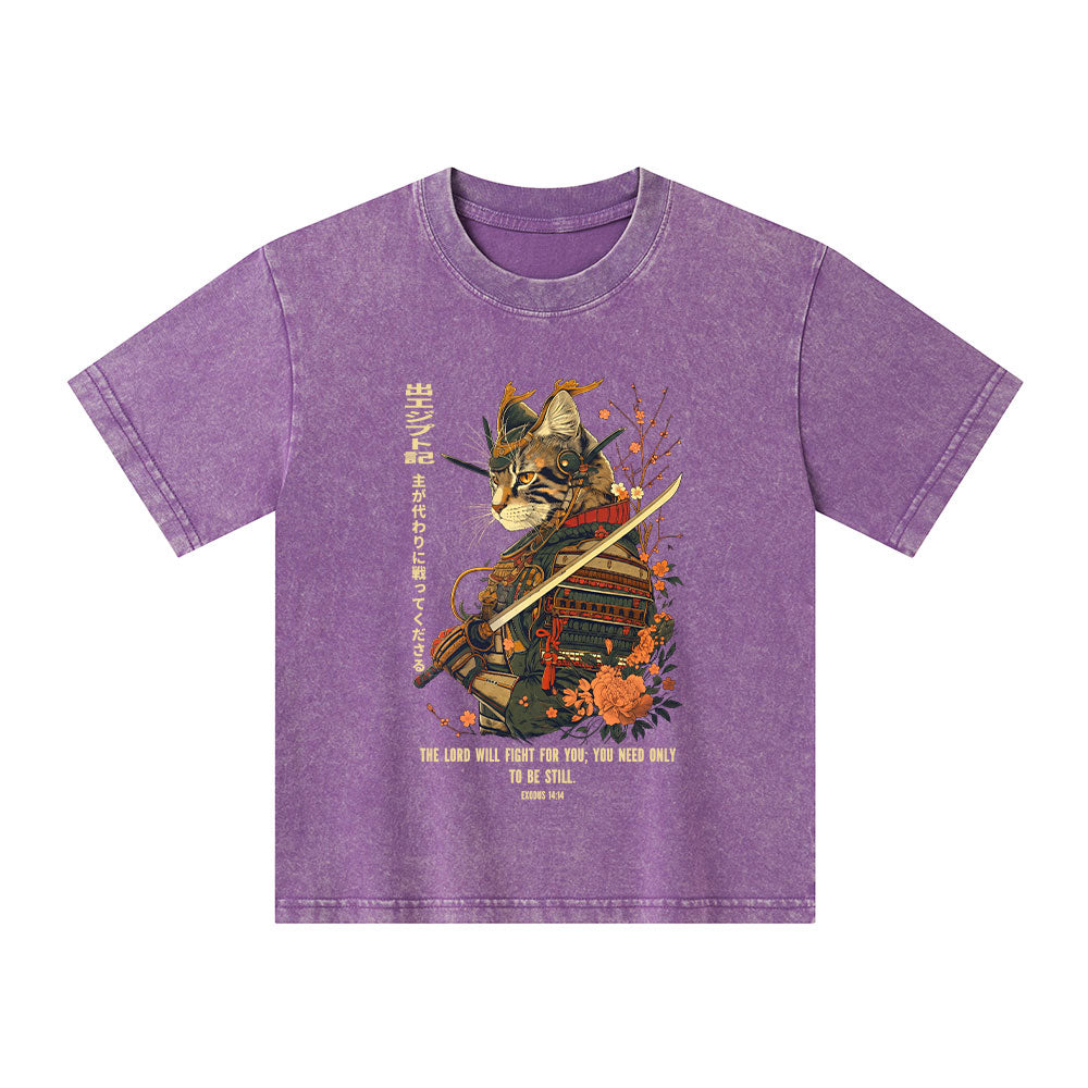 The Lord Shall Fight For You Christian Washed T-Shirt