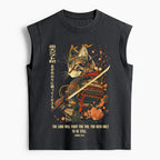 The Lord Shall Fight For You Christian Women's Washed Tank Top