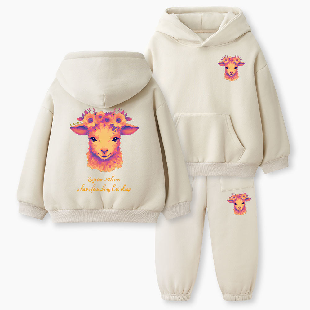 The Lost Sheep Christian Kid Fleece Hoodie Set