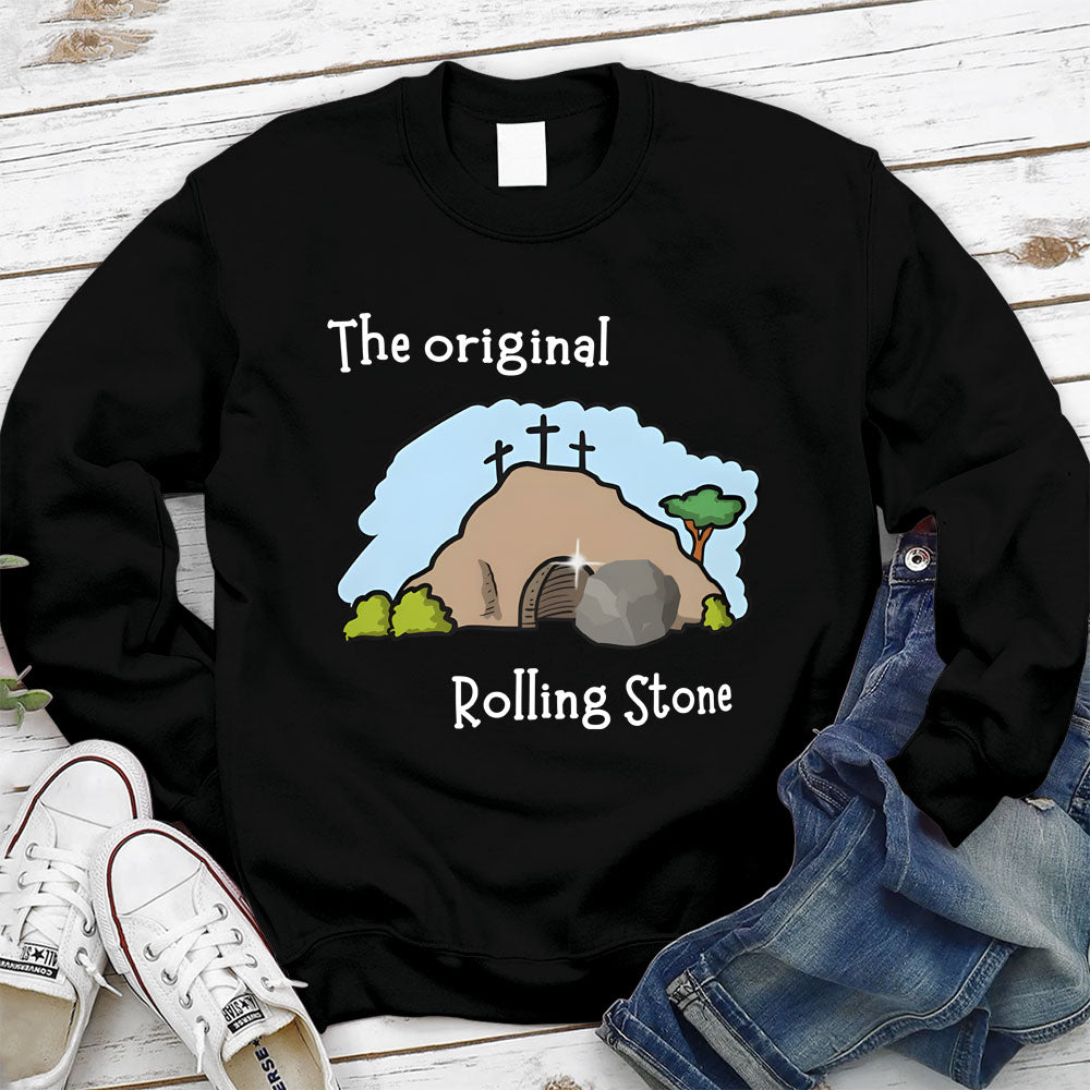 The Stone Was Rolled Away Christian Sweatshirt
