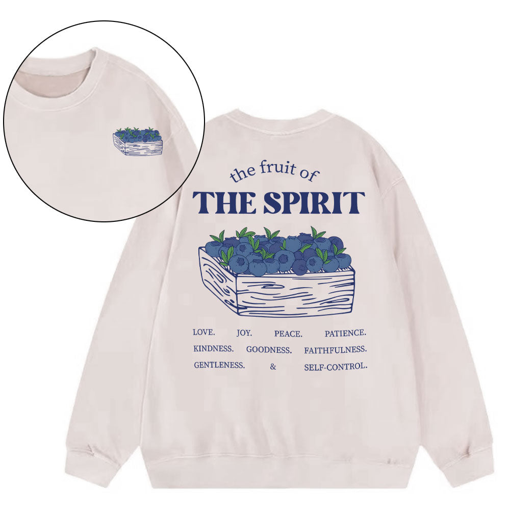 The Spirit Of Fruit Christian Washed Sweatshirt