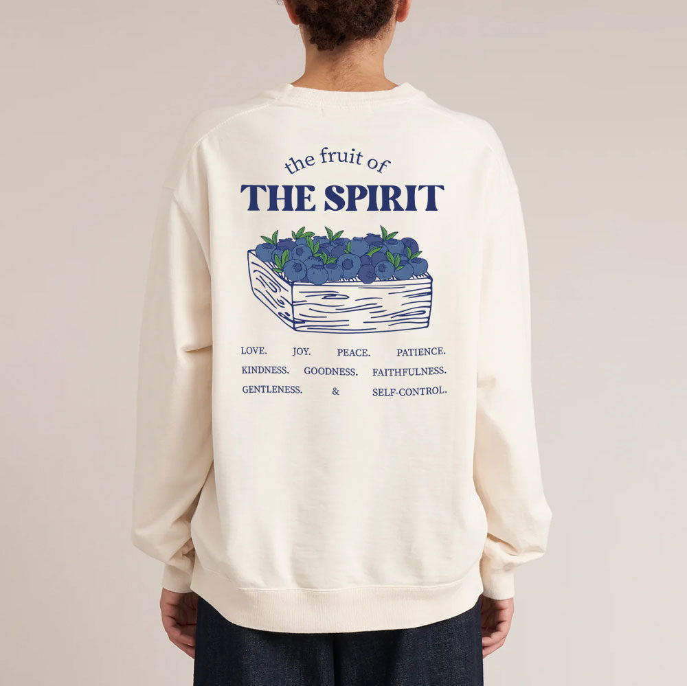 The Spirit Of Fruit Christian Washed Sweatshirt