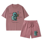 The Spirit of the Warrior Christian Washed T-Shirt & Shorts
