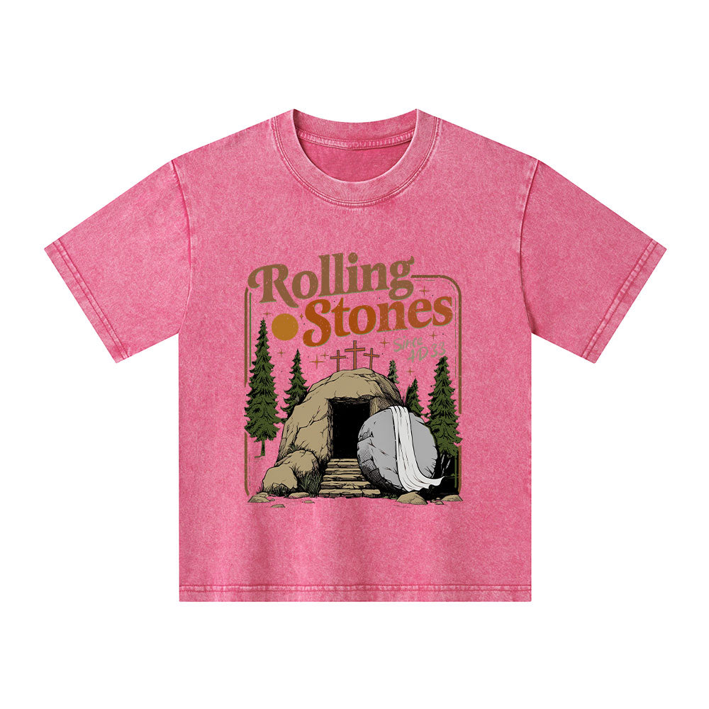 The Stone Was Rolled Away Kid Washed T-Shirt