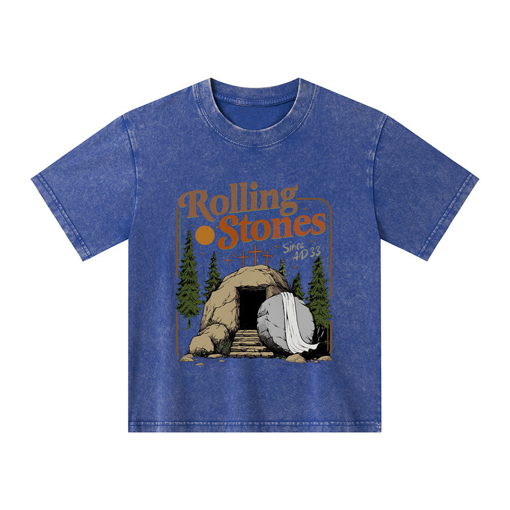 The Stone Was Rolled Away Kid Washed T-Shirt