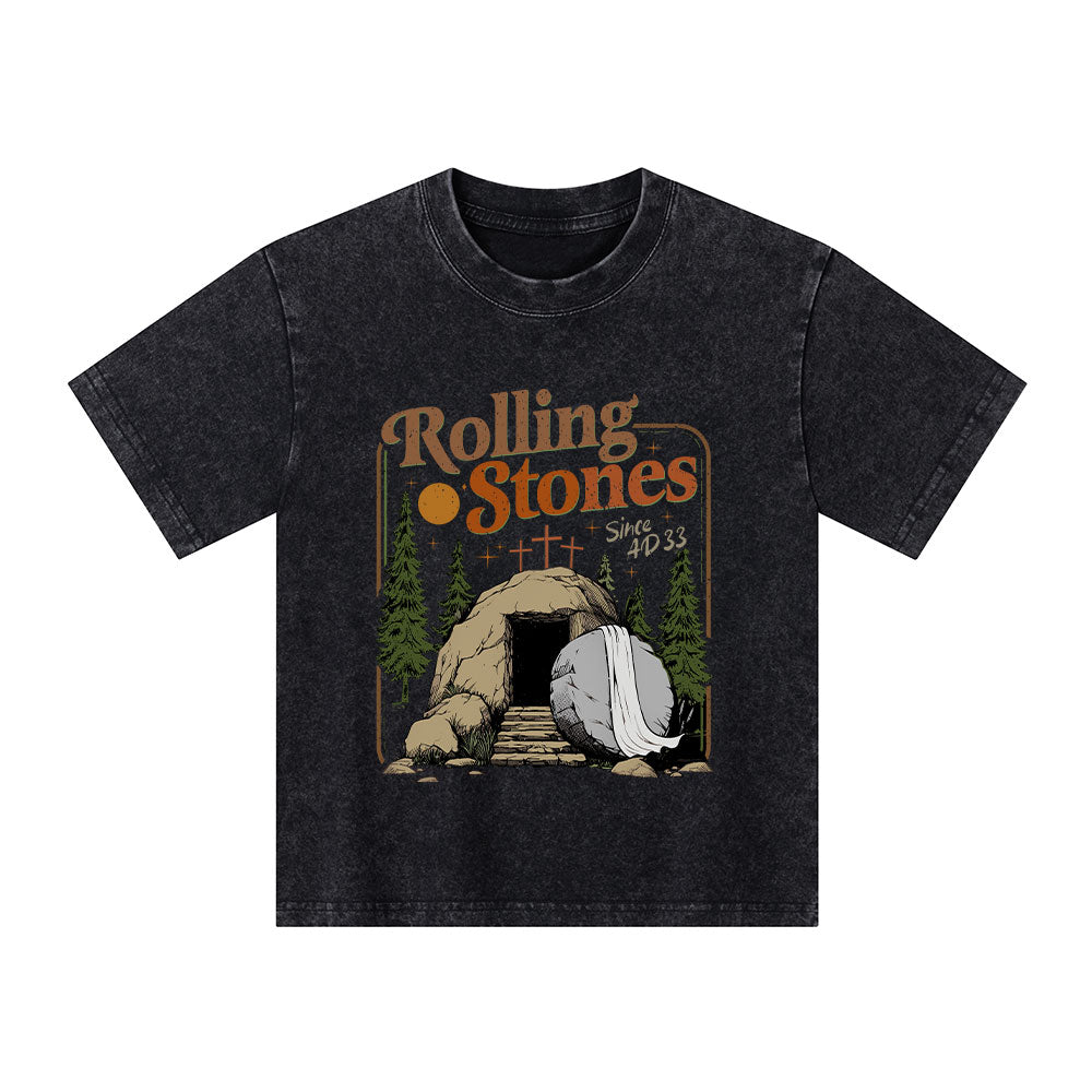 The Stone Was Rolled Away Kid Washed T-Shirt