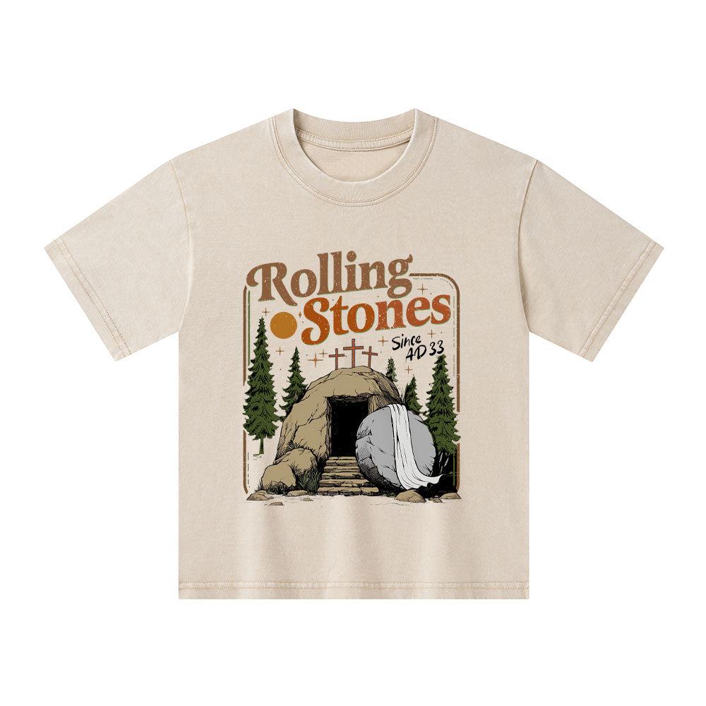 The Stone Was Rolled Away Kid Washed T-Shirt