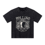The Stone Was Rolled Away Retro Christian Kid Washed T-Shirt