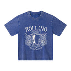 The Stone Was Rolled Away Retro Christian Kid Washed T-Shirt