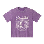 The Stone Was Rolled Away Retro Christian Kid Washed T-Shirt