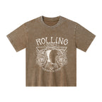 The Stone Was Rolled Away Retro Christian Kid Washed T-Shirt