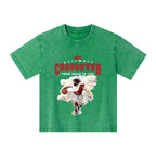 The Ultimate Crossover From Death To Life Christian Kid Washed T-Shirt