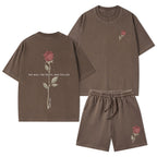 The Way The Truth The Life Christian Washed T-Shirt & Shorts