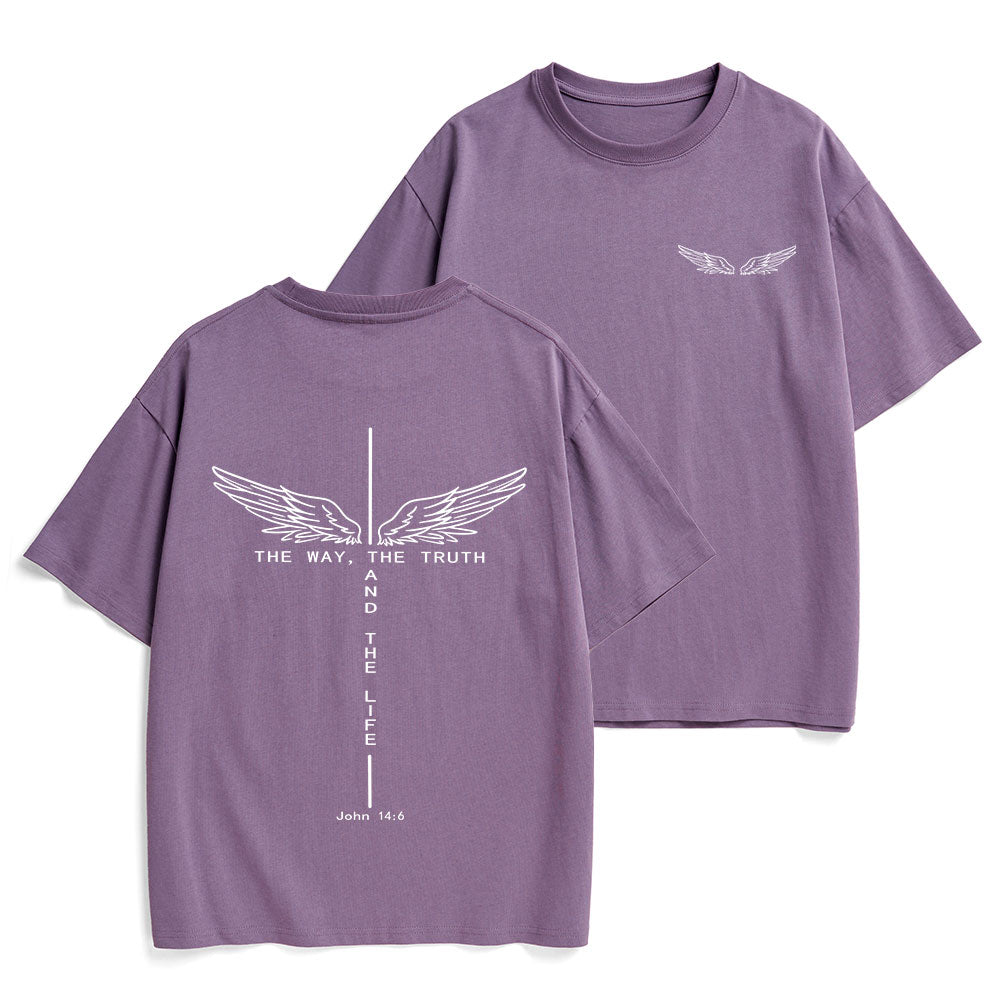 The Way The Truth The Life Christian Heavy Cotton T-Shirt