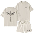 The Way The Truth The Life Christian Washed T-Shirt & Shorts