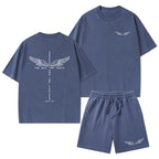 The Way The Truth The Life Christian Washed T-Shirt & Shorts