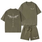 The Way The Truth The Life Christian Washed T-Shirt & Shorts
