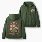 The Word Of God Endures Christian Fleece-Lined Full-Zip Hoodie