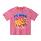 The Words Sweet Than Honey Christian Kid Washed T-Shirt