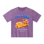 The Words Sweet Than Honey Christian Kid Washed T-Shirt