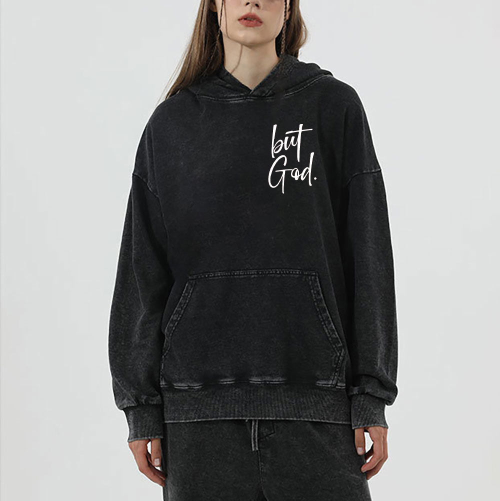 There Is No Way But God Made A Way Christian Washed Hoodie