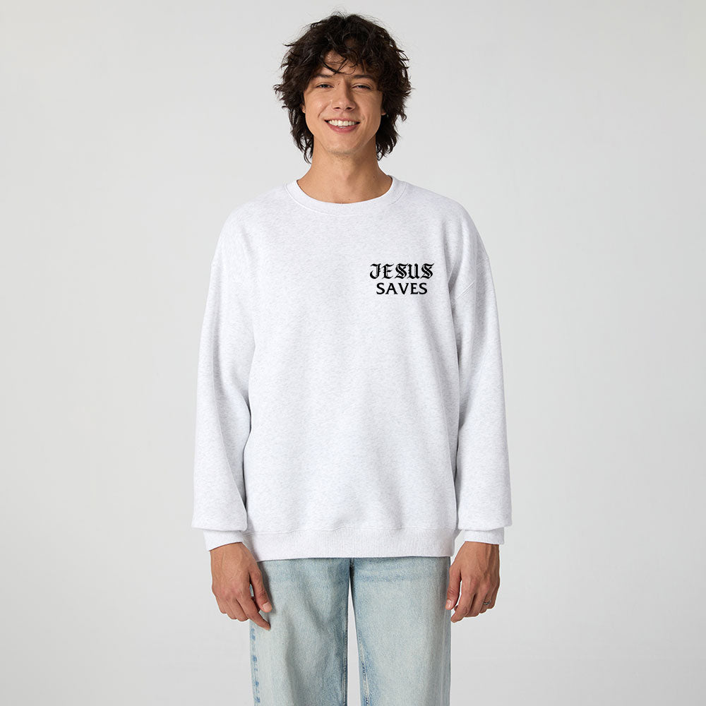 There Is Power In The Name Of Jesus Christian Fleece Sweatshirt