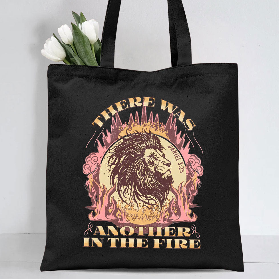 There Was Another In The Fire Christian Canvas Tote Bag