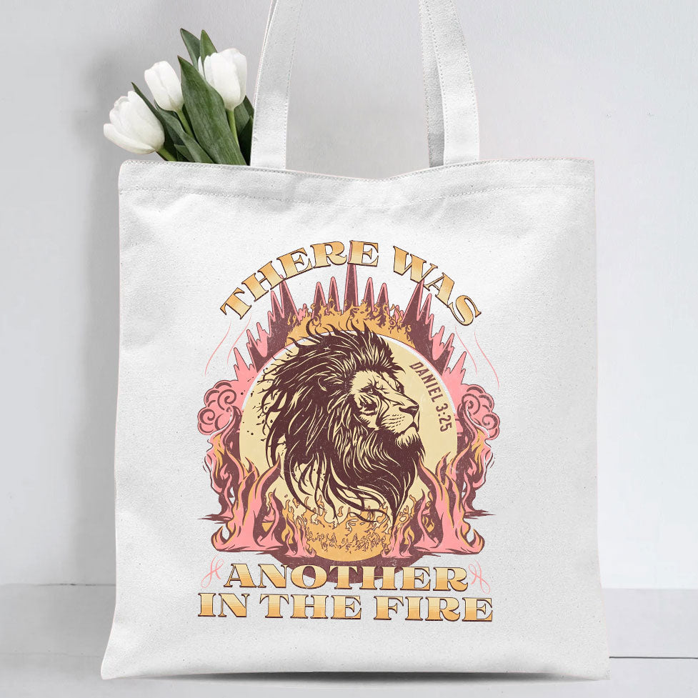 There Was Another In The Fire Christian Canvas Tote Bag