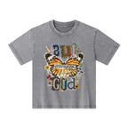 There Was No Way But God Made A Way Christian Kid Washed T-Shirt