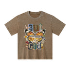 There Was No Way But God Made A Way Christian Kid Washed T-Shirt