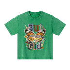 There Was No Way But God Made A Way Christian Kid Washed T-Shirt