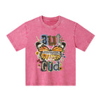 There Was No Way But God Made A Way Christian Kid Washed T-Shirt