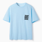 Train Your Body Discipline Your Soul Christian Unisex Pocket T-Shirt