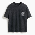 Train Your Body Discipline Your Soul Washed Unisex Pocket T-Shirt