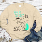 True Story Empty Thomb He Is Risen Christian Sweatshirt