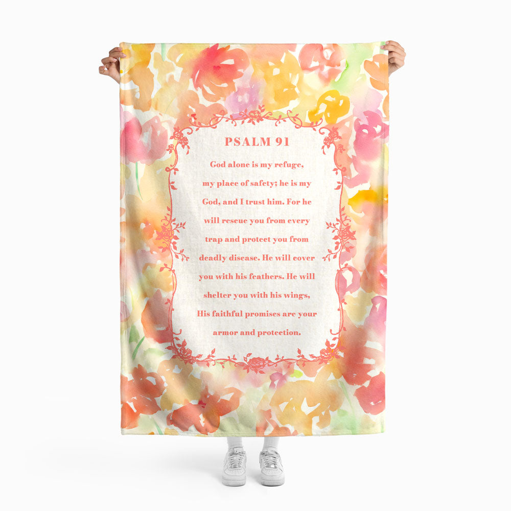 Trust God Christian Blanket