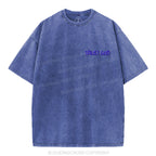 Trust God Christian Puff Printed Washed T-Shirt