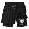 Trust God Christian Performance Shorts