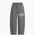 Trust In The Lord Christian Minimalist Knit Barrel Sweatpants
